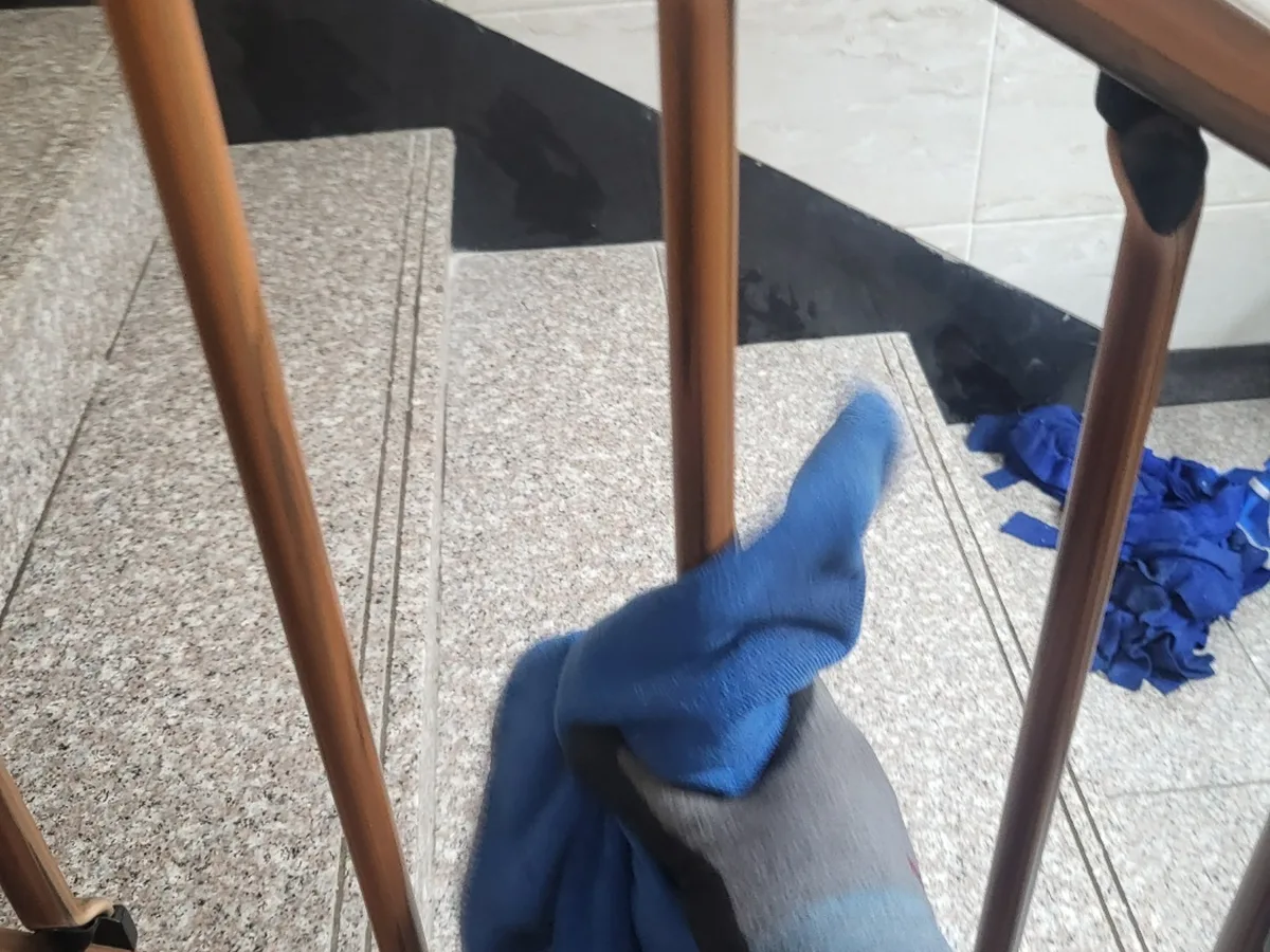 아산시 영인면 빌라 난간·손잡이 위생청소 사례 - 행진크린